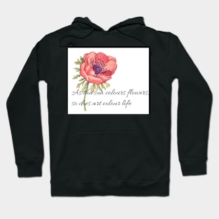 Sun colours flowers Hoodie